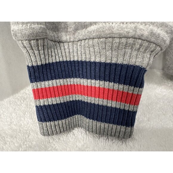 Y2K RED SOX  FULL ZIP HOODIE MAN L/G GENUINE MERCHANDISE G111 SPORTS GRAY SEWN - Picture 6 of 16